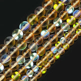 Yellow Flash Labradorite Beads 6/8/10MM for Bracelet DIY