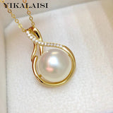 11-12mm Freshwater Pearl Pendant Necklace
