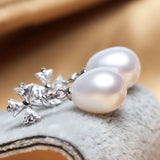 925 Silver Pearl Stud Earrings 7mm Size Perfect for Any Occasion