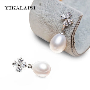 925 Silver Pearl Stud Earrings 7mm Size Perfect for Any Occasion