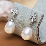 925 Silver Pearl Stud Earrings 7mm Size Perfect for Any Occasion