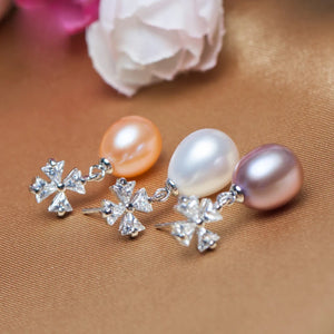 925 Silver Pearl Stud Earrings 7mm Size Perfect for Any Occasion