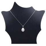 Natural Pearl Choker Necklace 925 Sterling Silver Jewelry