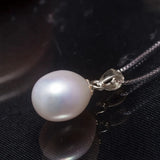 Natural Pearl Choker Necklace 925 Sterling Silver Jewelry