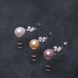 Natural Freshwater Pearl Pendant 925 Sterling Silver Jewelry