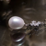 Natural Freshwater Pearl Pendant 925 Sterling Silver Jewelry