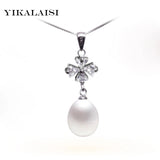 Natural Freshwater Pearl Pendant 925 Sterling Silver Jewelry