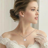 Natural Freshwater Pearl Pendant Choker 925 Sterling Silver Jewelry