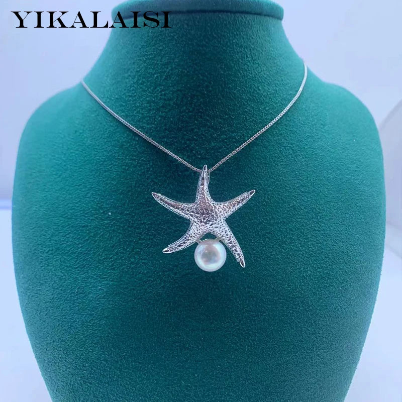 8-9mm Natural Freshwater Pearl Pendant Necklace