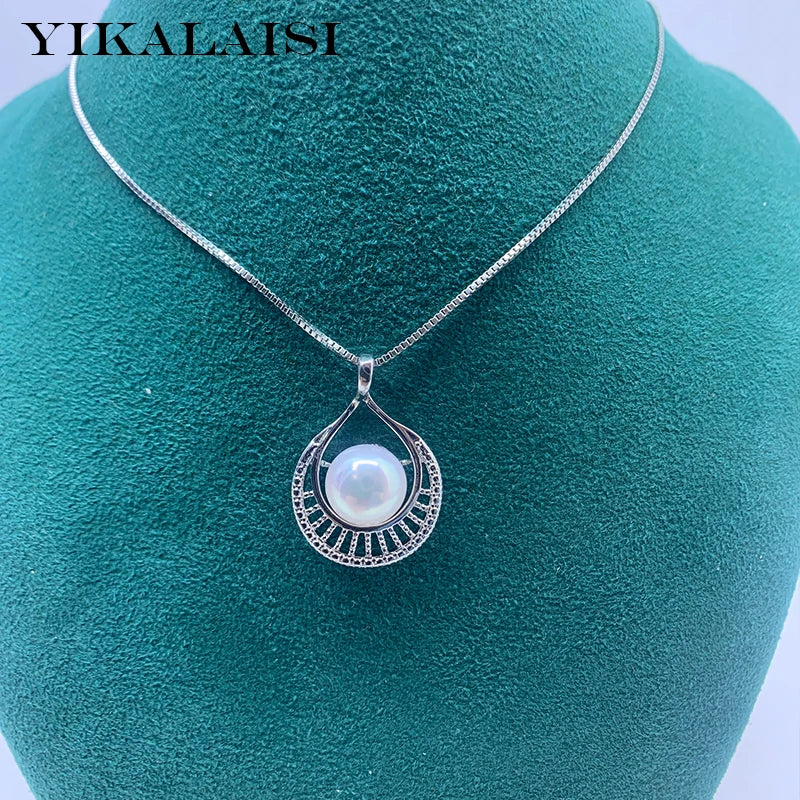 8-9mm Freshwater Pearl Pendant Necklace Chain Style Wholesales