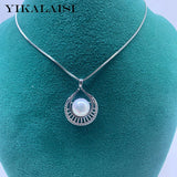 8-9mm Freshwater Pearl Pendant Necklace Chain Style Wholesales