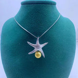 8-9mm Natural Freshwater Pearl Pendant Necklace