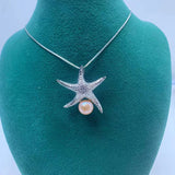 8-9mm Natural Freshwater Pearl Pendant Necklace