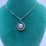 8-9mm Freshwater Pearl Pendant Necklace Chain Style Wholesales
