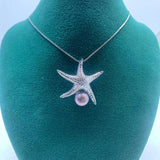 8-9mm Natural Freshwater Pearl Pendant Necklace