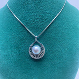 8-9mm Freshwater Pearl Pendant Necklace Chain Style Wholesales