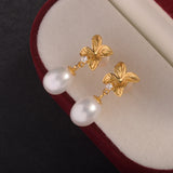 925 Silver Pearl Earrings Women