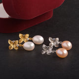 925 Silver Pearl Earrings Women