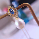 925 Silver Opal Pendant Necklace with Freshwater Pearl