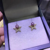 925 Silver Pearl Earrings 4-5mm Studs