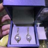925 Sterling Silver Pearl Stud Earrings 7-8mm