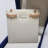 925 Sterling Silver Pearl Earrings 4-5mm Studs
