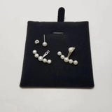 925 Sterling Silver Pearl Earrings 4-5mm Studs