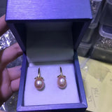 925 Silver Freshwater Pearl Jewelry Women 8-9mm 4
