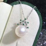 925 Silver Necklaces Women's Jewelry Natural Freshwater Pearl Pendants