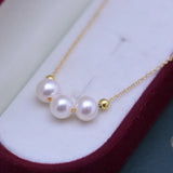 925 Silver Necklace with Natural Freshwater Pearl Pendant