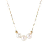 925 Silver Necklace with Natural Freshwater Pearl Pendant