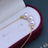 925 Silver Necklace with Natural Freshwater Pearl Pendant