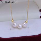 925 Silver Necklace with Natural Freshwater Pearl Pendant