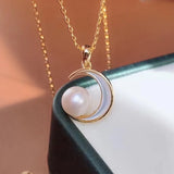 925 Silver Necklaces, 6-7mm Pearl Pendants, Wholesale