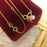 925 Sterling Silver Necklaces with Natural Freshwater Pearl Pendants
