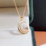 925 Silver Necklaces, 6-7mm Pearl Pendants, Wholesale