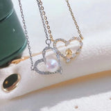 925 Silver Necklaces 6-7mm Freshwater Pearl Pendants