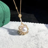 925 Silver Necklace Pearl Pendant
