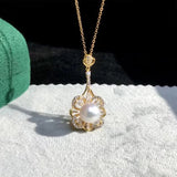 925 Silver Necklace Pearl Pendant