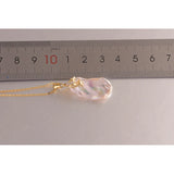 925 Silver Necklace Baroque Pearl Pendant Women's Jewelry
