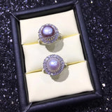925 Sterling Silver Freshwater Pearl Ring for Women