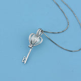 925 Silver Cage Pendant Freshwater Pearl Jewelry Gift