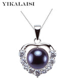925 Silver Freshwater Pearl Pendant for Women Wedding