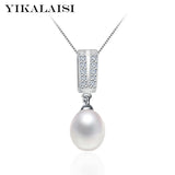 925 Silver Pearl Necklace Pendant Women