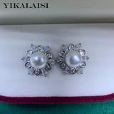 6-7mm Natural Freshwater Pearl Earrings Wholesales