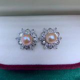 6-7mm Natural Freshwater Pearl Earrings Wholesales