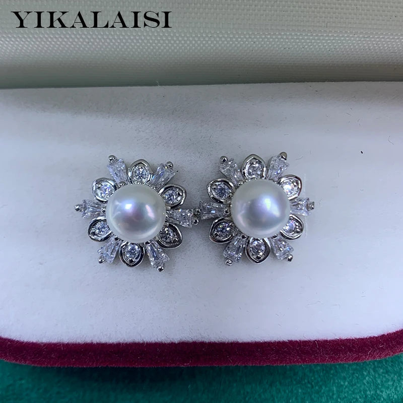 6-7mm Natural Freshwater Pearl Earrings Wholesales