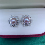 6-7mm Natural Freshwater Pearl Earrings Wholesales