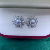 6-7mm Natural Freshwater Pearl Earrings Wholesales