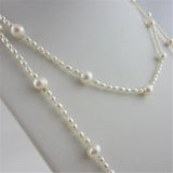 Long Multilayer Pearl Necklace for Women Accessories Statement Necklace